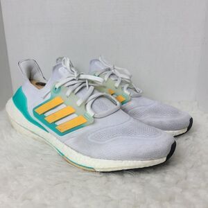 Adidas UltraBoost 22 Men's Size 12.5 White Orange Mint Rare Gym Shoes GX5463